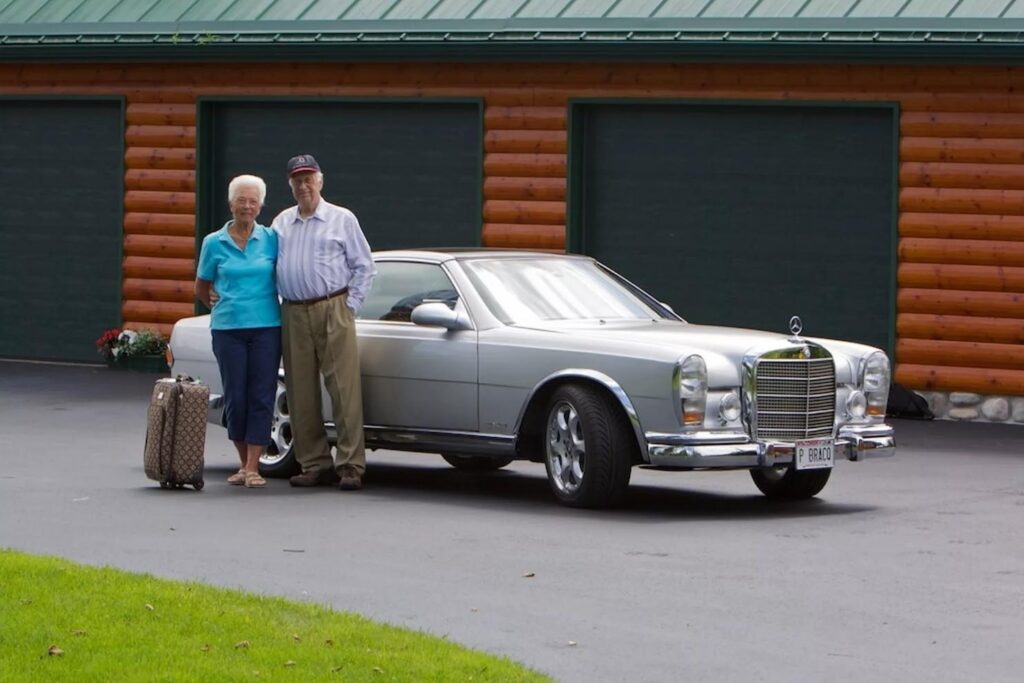 Karl and his wife Ruth hitting the road