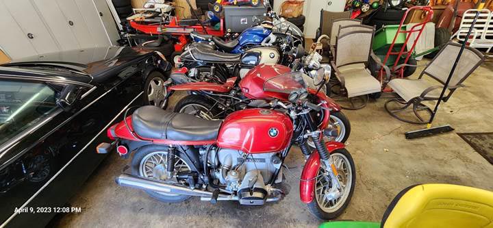 Four very nice BMW motorcycles